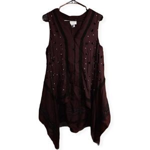 Maiyet Short Kaftan Dress sz 40 NWT